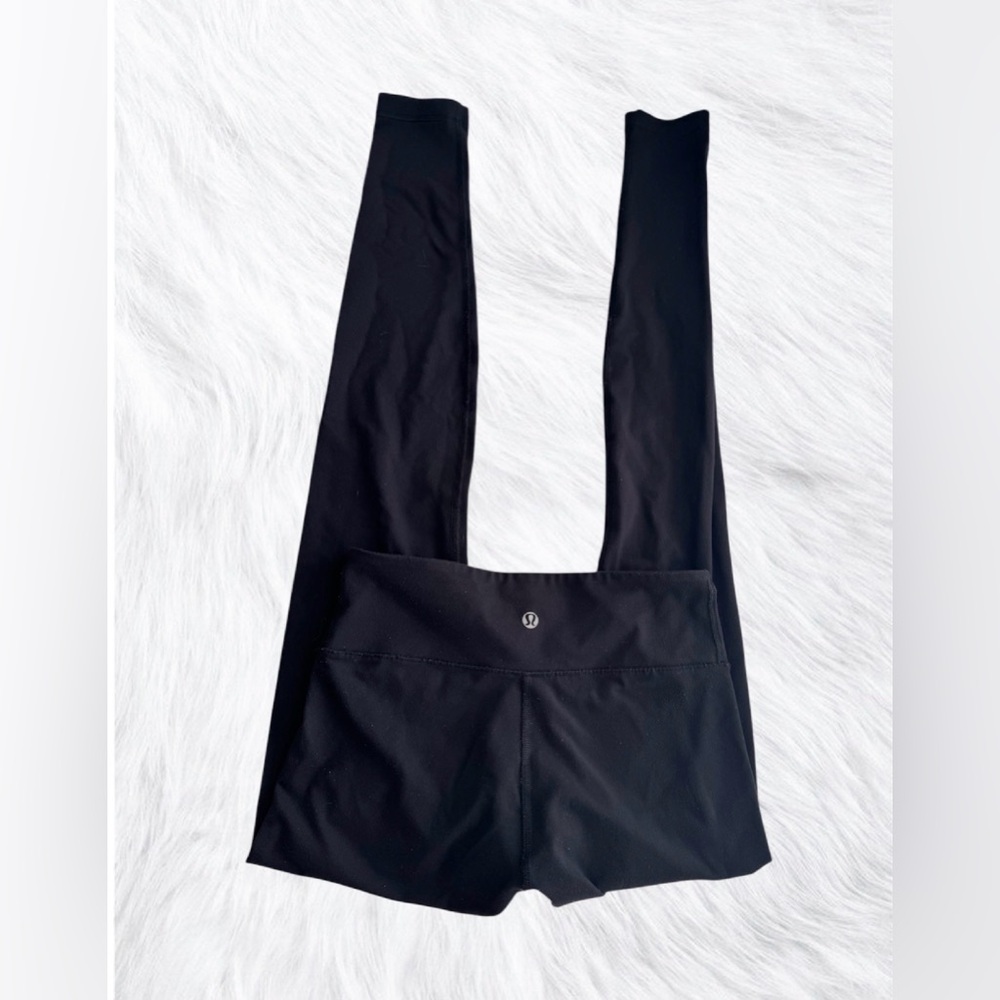 Lululemon wunder under full length black leggings size 4